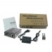 Fiber Ethernet Media Converter Gigabit Single Mode Double Fiber LC Interface with SFP Module