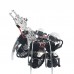 20DOF Aluminium Hexapod Robotic Spider Six Legs Robot Frame Kit Compatible with Arduino Silver