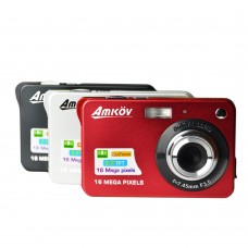 Amkov CDC3 Camera 2.7 Inch LCD HD 18MP CMOS 3.0MP Anti Shake Digital Video Cam with 8X Digital Zoom