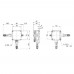 XY-Axis Stages Linear Stage Ball Bearing Precision Manually Platform 60x60mm