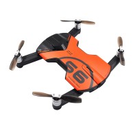 Wingsland S6 Pocket Selfie WiFi FPV Drone Quacopter 4 Axis with 4K HD Camera Propeller RTF Orange