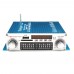 Kentiger HY-602 Audio Amplifier Wireless HiFi Stereo with FM IR Control FM MP3 USB Playback Blue