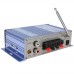 HY502 HiFi Stereo Power Amplifier USB MP3 DVD CD FM SD Playing for Motorcycle Auto Audio Music Player Blue