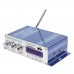 HY502 HiFi Stereo Power Amplifier USB MP3 DVD CD FM SD Playing for Motorcycle Auto Audio Music Player Blue