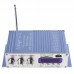 HY400 HiFi Digital Car Stereo Power Amplifier Audio Music Player Support USB MP3 DVD CD FM SD Blue