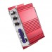 HY400 HiFi Digital Car Stereo Power Amplifier Audio Music Player Support USB MP3 DVD CD FM SD Red