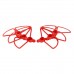 YUNEEC Typhoon H480 Propeller Guard Bumper Quick Release for Quadcopter Drone Red 6Pcs  