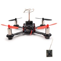 QX110 110mm FPV Racing Drone 4 Axis Quadcopter Carbon Fiber with F3 Flight Controller Camera FS Receiver