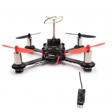 QX110 110mm FPV Racing Drone 4 Axis Quadcopter Carbon Fiber with F3 Flight Controller Camera Frsky Receiver