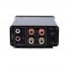 HV50 Hifi Audio Digital Power Amplifier TDA7492 50Wx2 Home AMP Aluminum Class D with Power Supply Black