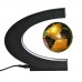 C Shape LED World Map Magnetic Levitation Floating Globe Antigravity Light Gift Decoration Gold