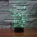 Pokemon Go Pikachu 3D Night Light 7 Color Change LED Desk Lamp Touch Room Decor