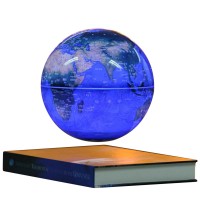 6 Inch Electronic Magnetic Levitation Floating Globe English World Map with LED for Gifts Home Decoration