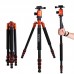 ZOMEI Z888 Portable DSLR Camera Tripod Aluminum Traveling Camcorder Monopod with Ball Head