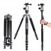 ZOMEI Z888 Portable DSLR Camera Tripod Aluminum Traveling Camcorder Monopod with Ball Head