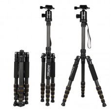 ZOMEI Z699C Portable Travel Carbon Fiber Tripod Monopod with Ball head for DSLR Camera