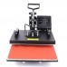 5 In 1 Digital Heat Press Machine Sublimation for T-Shirt Mug Plate Hat Printer