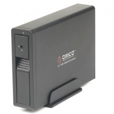 ORICO 7618US3 External HDD Enclosure 3.5" SATA with 12V2.5A Power Adapter Black