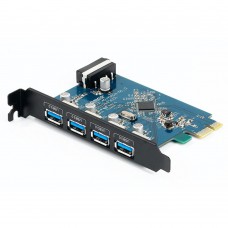 ORICO Desktop Expansion Card 4 Port USB3.0 PCI Express Card for Laptop Support Windows