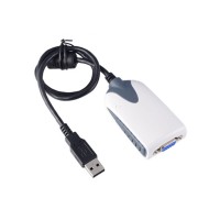 UV170 USB 2.0 Graphic Adapter for Additional Display Devices CRT LCD Monitor Projector