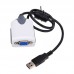 UV170 USB 2.0 Graphic Adapter for Additional Display Devices CRT LCD Monitor Projector