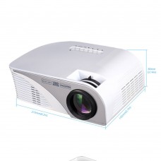 RD805B MINI Projector Video Game TV Home Theatre 3D Movie Support HDMI VGA AV SD USB Media Player White