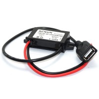 DC to DC Converter Buck Step Down Power Supply 12V to 5V3A with USB for Car Phone RCNUN