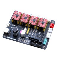 EleksMaker 4 Axis USB CNC Stepper Motor Driver Control Board for Engraving Machine DIY