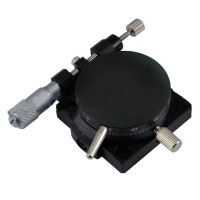 R Axis Micrometer Manual Displacement Platform Sliding Bearing Rotating Table RSP40-L