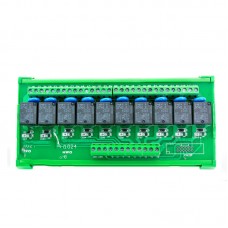 10 Channel Omron Relay Module Controller DC24V PLC Amplifier Drive Board NPN 1A1B