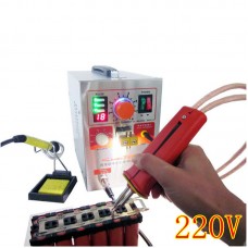 709AD 220V Pulse Spot Welder Battery Welding Soldering Machine 3in1 for 18650 with 70B Welding Pen  