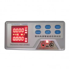 SUNKKO668D Rechargeable Battery Parameter Intelligent Meter LED Power Supply Tester Meter