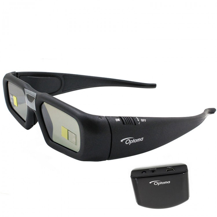 Optoma Projector Rechargeable Active Shutter 3D Glasses ZF2300 with
