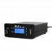 EL-15S Wireless FM Transmitter Stereo LCD Broadcast Radio Station 1W-7W U Disk MP3 Player Black