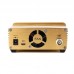 Wireless FM Transmitter Stereo LCD Broadcast Radio Station 1W to 7W U Disk Audio MP3 Player Golden
