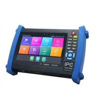 IPC8600Plus IP Camera 7 inch Touch Screen CCTV Tester POE Test PTZ Control WIFI Onvif Monitor