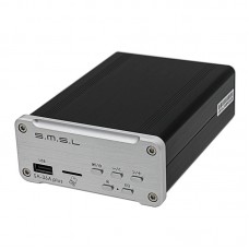 SMSL SA-36A Plus HIFI Digital Audio Power Amplifier 30W TPA3118 Class D Bluetooth USB AUX TF Card U Disk Input Sliver