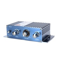 A5 HIFI Stereo Audio Power Amplifier DC12V 150W+150W 2.0 Dual Channel AMP