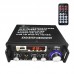 HIFI Stereo Power Amplifier Bluetooth Audio Player 30W+30W Dual Channel Support USB SD Card FM