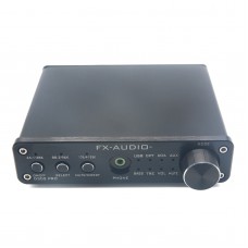 D302 Digital Amplifier 30W+30W 192k Coaxial Optical Fiber USB Sound Card Surpass TA2024 TA2021 Silvery (Amp Only)