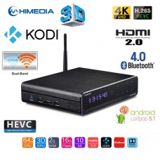 HiMedia Q10 Pro Internet TV Box BD 3D 4K UHD HDR Bluetooth Android 5.1 WIFI 16GB Media Player