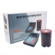 Restaurant Wireless Paging Queuing System 1 Transmitter 10 Coaster Pagers Guest Waiter Calling