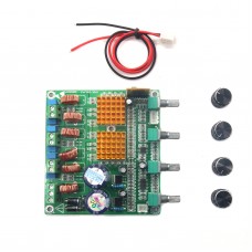 HS-AUDIO Receiver Digital 2.1 Class D HIFI Power Amplifier Board 3CH Super Bass Amp Grade Fever TPA3116D2 100w+50w+50w