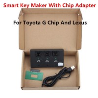 Smart Key Maker Programmer Keymaker with Chip Adapter for Toyota G Chip and Lexus