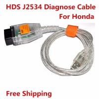 HDS J2534 OBDII OBD2 Diagnostic Cable Tool for Honda CAN Bus Vehicles Car  