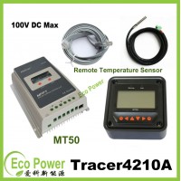 EPEVER 40A MPPT Solar Charge Controller12V 24V 100VDC input W/MT-50+Temperature Sensor
