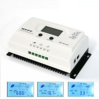 MPPT Solar Charge Controller 100V 15A DC 12V 24V LCD Battery Regulator