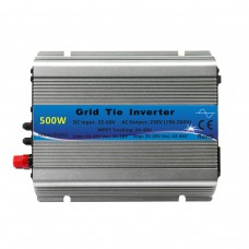 500W MPPT Grid Tie Solar Inverter Pure Sine Wave 22-60V DC to 230V AC Output