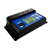 Solar Charge Controller LCD 30A Dual USB Interface for Solar Panel Battery Lamp LED Lighting  