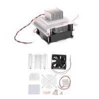 Thermoelectric Peltier Refrigeration Cooling System Semiconductor Cooler Conduction Module + Radiator + Fan + TEC1-12706 DIY Kit